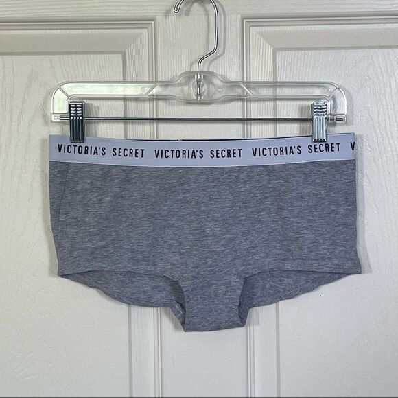 Victoria’s Secret Gray Logo Waist Boyshorts, XL - Picture 5 of 5